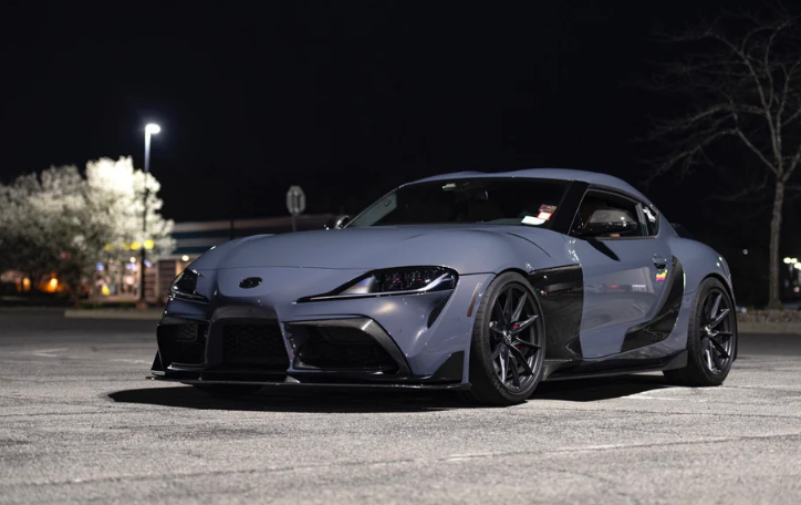 【受注生産】 GRスープラ Supra (A90/A91)ウェットカーボン フロントダクト アッパー ガーニッシュ R2仕様