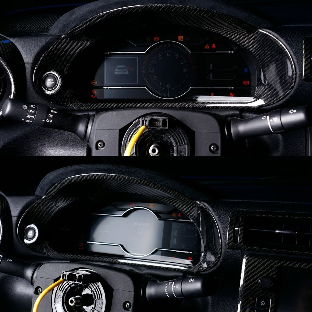 【受注生産】GR86(ZN8) / BRZ(ZD8)ドライカーボン製 メーターインナーフードカバー