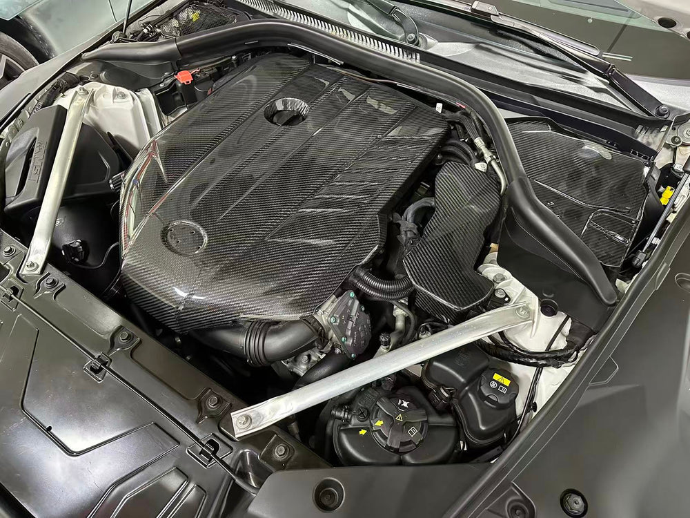 【受注生産】 GRスープラ Supra(A90/A91)3.0T専用ドライカーボン製エンジンカバー B58