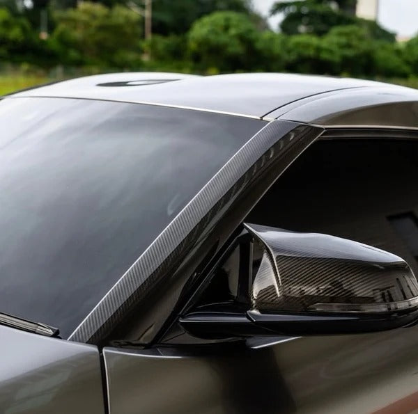 【受注生産】 GRスープラ Supra(A90/A91)専用ドライカーボン製Aピラーカバー