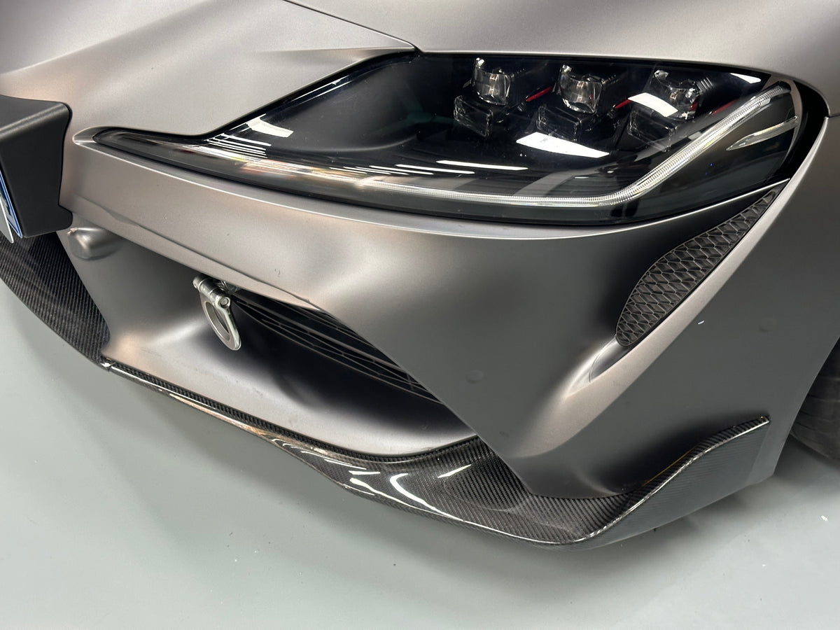 【受注生産】 GRスープラ Supra(A90/A91)専用カーボン製フロントスポイラー(純正形状)