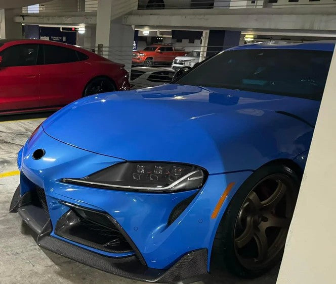 【受注生産】 GRスープラ Supra（A90/A91）ウェットカーボン製 フロントダクト ロア ガーニッシュ