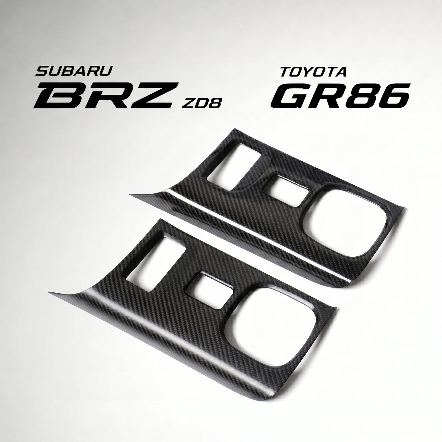 【受注生産】GR86（ZN8） / BRZ（ZD8）ドライカーボン製 センターコンソールパネルカバー AT用