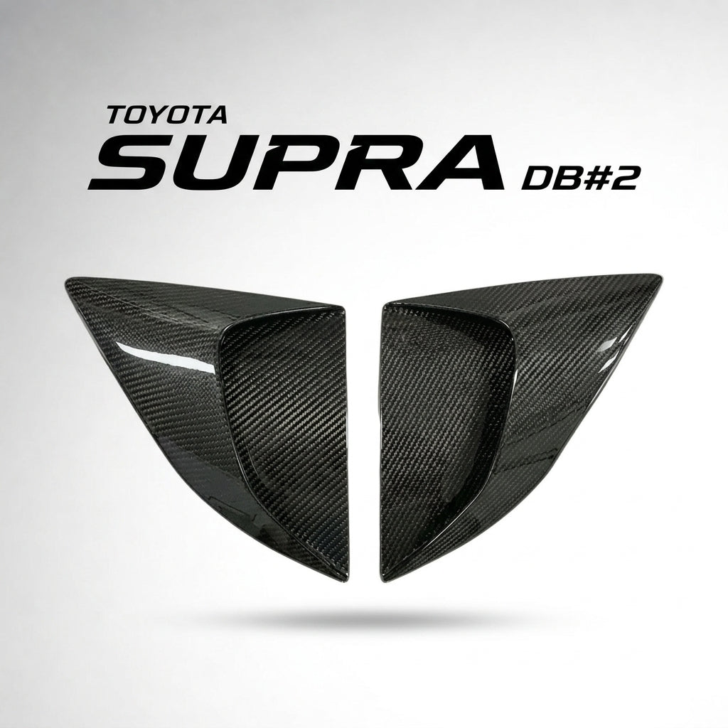 【受注生産】 GRスープラ Supra（A90/A91）ウエットカーボン サイドウインドウカバー