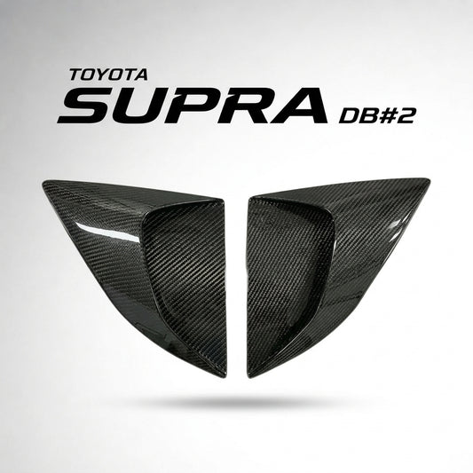 【受注生産】 GRスープラ Supra（A90/A91）ウエットカーボン サイドウインドウカバー