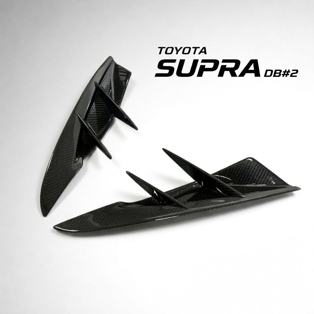 【受注生産】 GRスープラ Supra（A90/A91）ドライカーボン製フロントダクトカバー / ガーニッシュ / カナード
