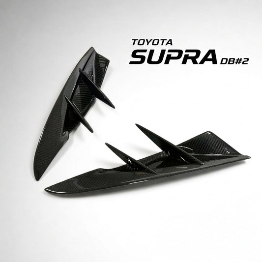 【受注生産】 GRスープラ Supra（A90/A91）ドライカーボン製フロントダクトカバー / ガーニッシュ / カナード
