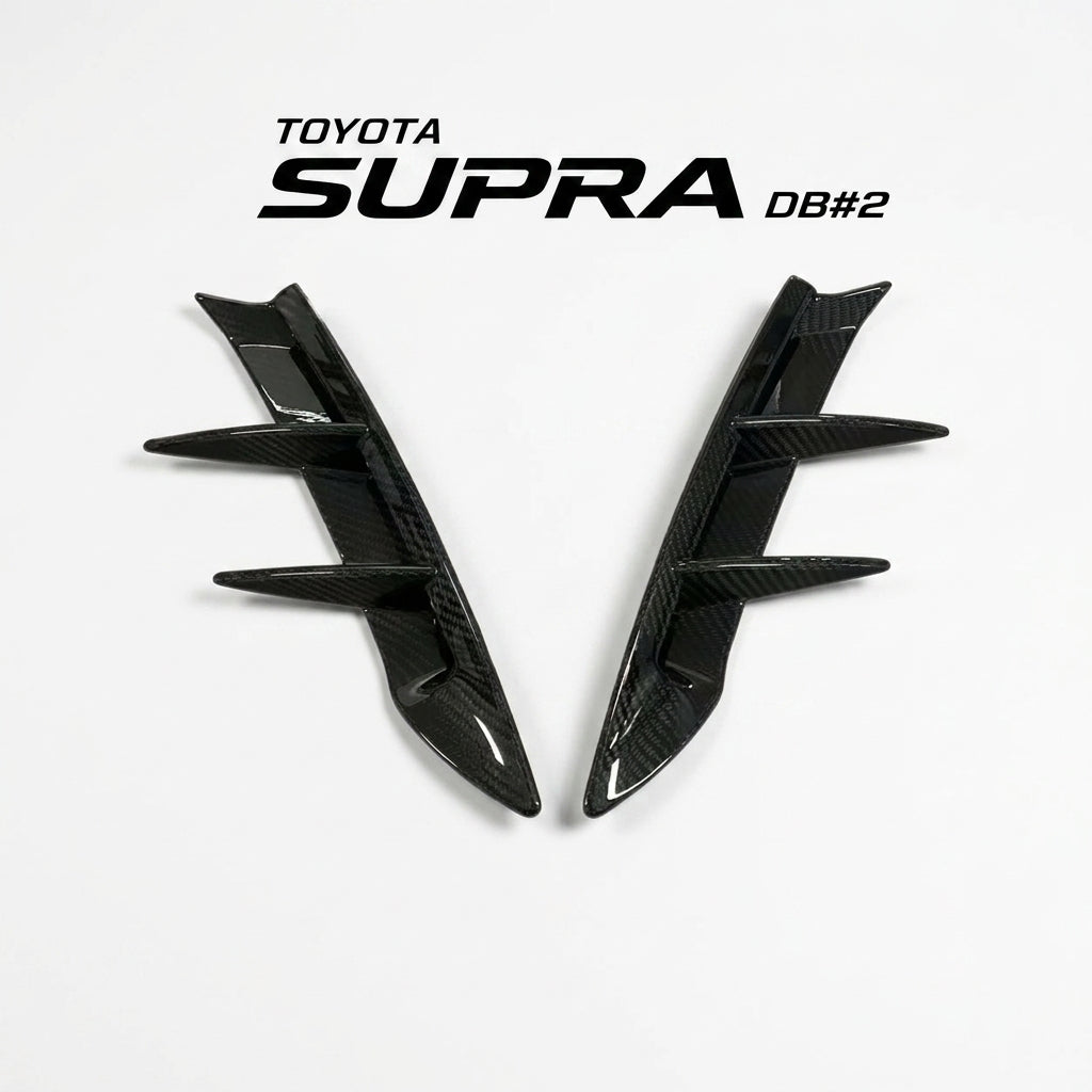 【受注生産】 GRスープラ Supra（A90/A91）ドライカーボン製リアダクトカバー / ガーニッシュ / カナード