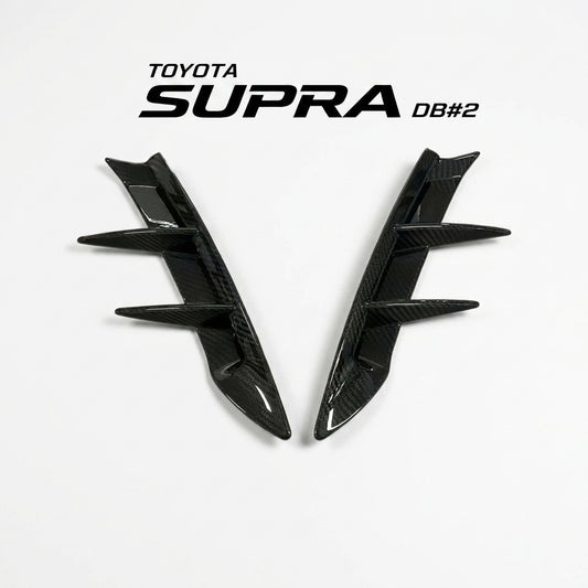 【受注生産】 GRスープラ Supra（A90/A91）ドライカーボン製リアダクトカバー / ガーニッシュ / カナード