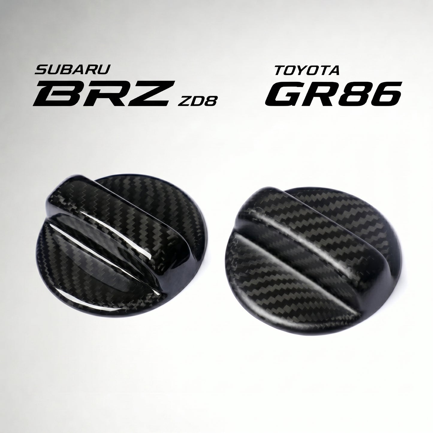 【受注生産】GR86（ZN8） / BRZ（ZD8）ドライカーボン製 フューエルキャップカバー