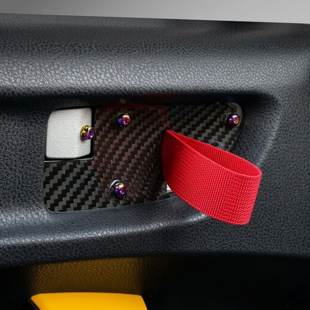 【受注生産】86（ZN6） / BRZ（ZC6）ドライカーボン インナードアハンドル（GT3RSレーシングスタイル）