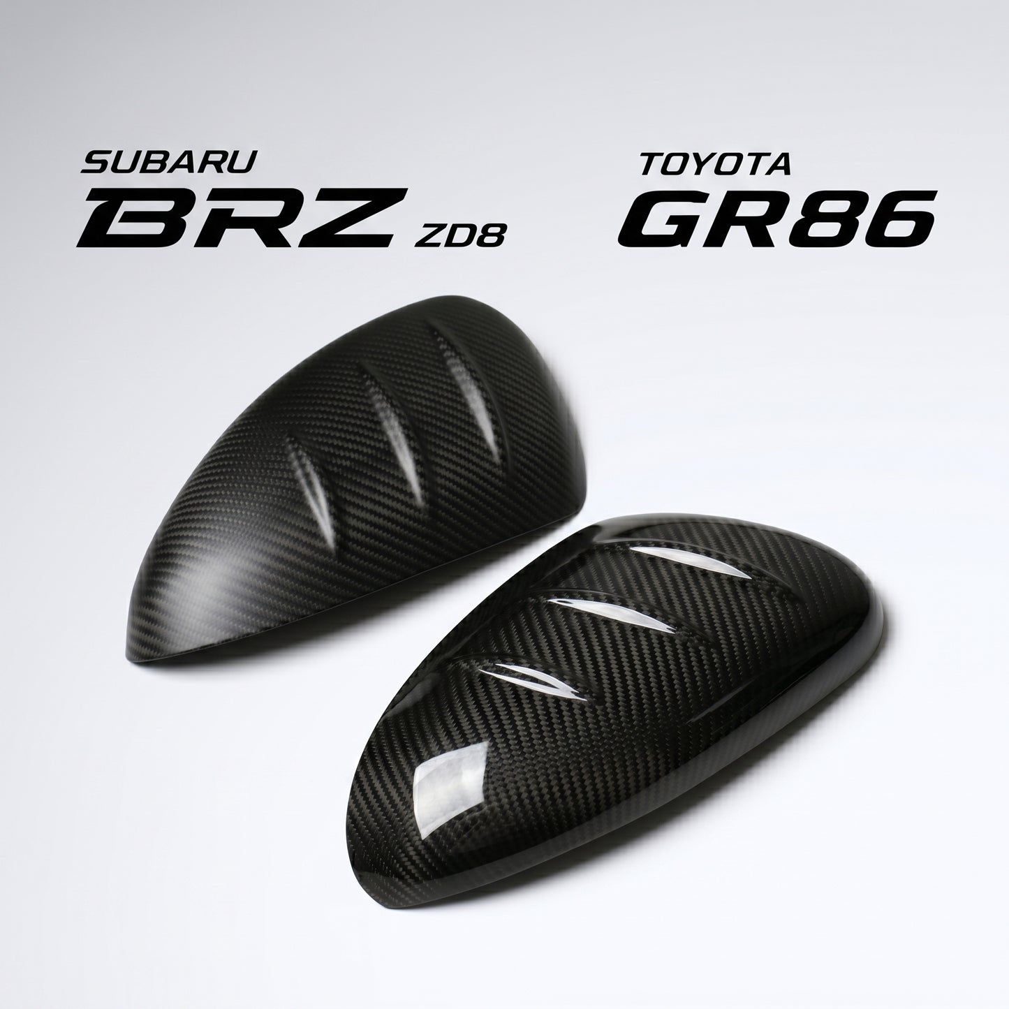 【受注生産】GR86（ZN8） / BRZ（ZD8）ドライカーボン サイドミラーカバー
