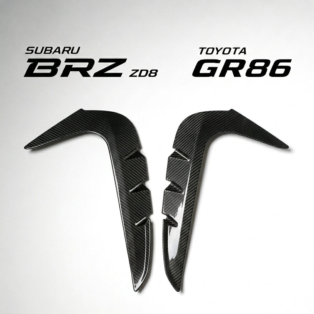 【受注生産】GR86（ZN8） / BRZ（ZD8）ドライカーボン製 フェンダーダクトカバー