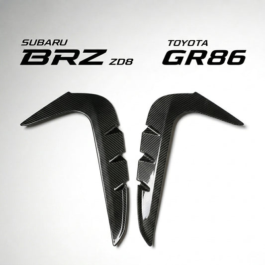 【受注生産】GR86（ZN8） / BRZ（ZD8）ドライカーボン製 フェンダーダクトカバー