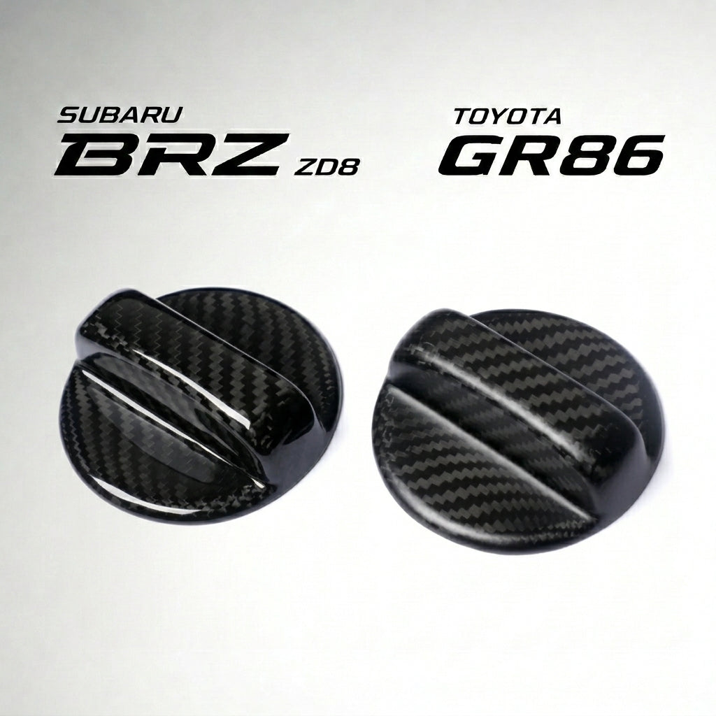 【受注生産】GR86（ZN8） / BRZ（ZD8）ドライカーボン フューエルキャップカバー