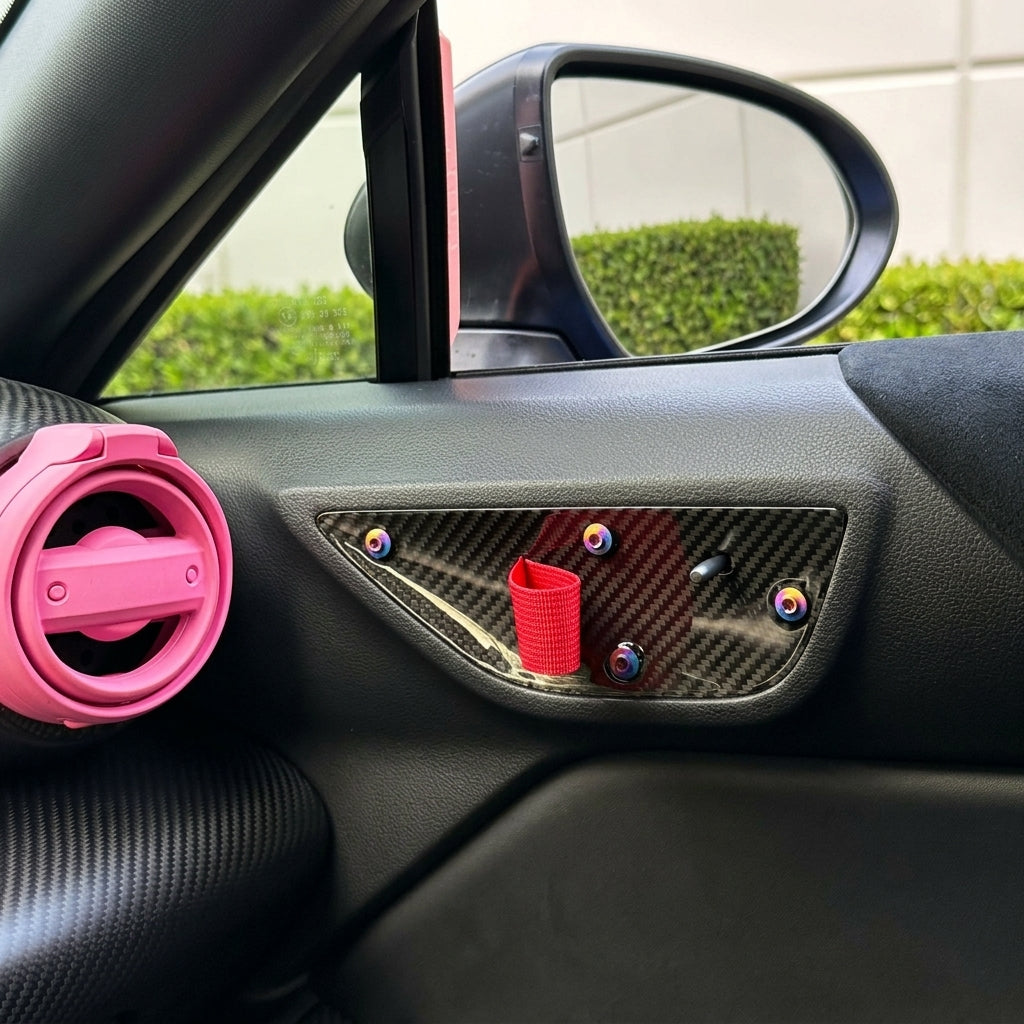 【受注生産】GR86（ZN8） / BRZ（ZD8）ドライカーボン インナードアハンドル（GT3RSレーシングスタイル）