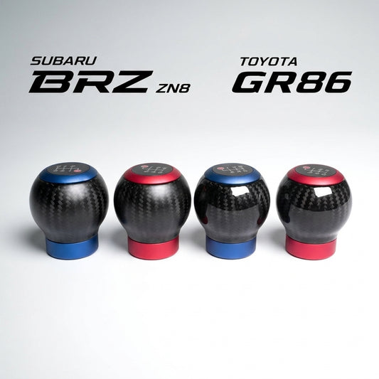 【受注生産】GR86（ZN8）/ BRZ（ZD8）用 ドライカーボン × アルミ合金 シフトノブ