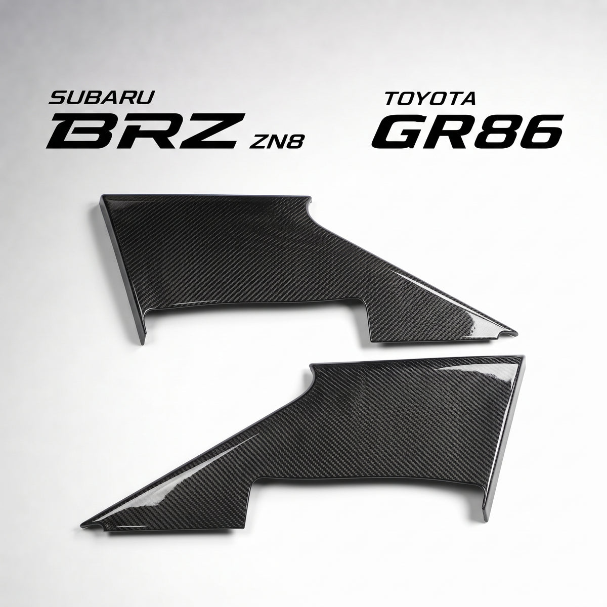 【受注生産】GR86（ZN8） / BRZ（ZD8）専用ドライカーボン製ドアパネルカバー