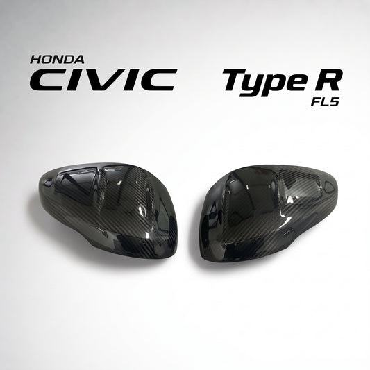 【受注生産】 シビック CIVIC Type R FL5専用ドライ/ウエットカーボン製サイドミラーカバー