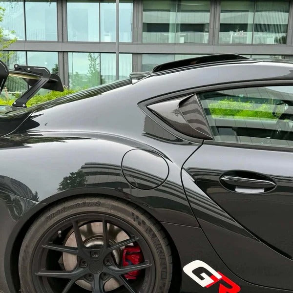 【受注生産】 GRスープラ Supra（A90/A91）ウエットカーボン サイドウインドウカバー