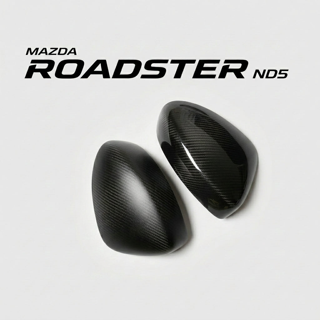 【受注生産】マツダ　ロードスター（ND5）ドライカーボン サイドミラーカバー