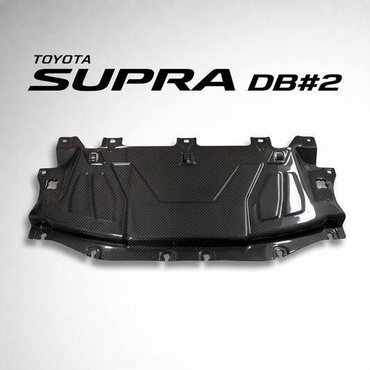 【受注生産】 GRスープラ Supra（A90/A91）専用ドライカーボン製クーリングプレート（センター）/ラジエーターアッパーカバー（センター）