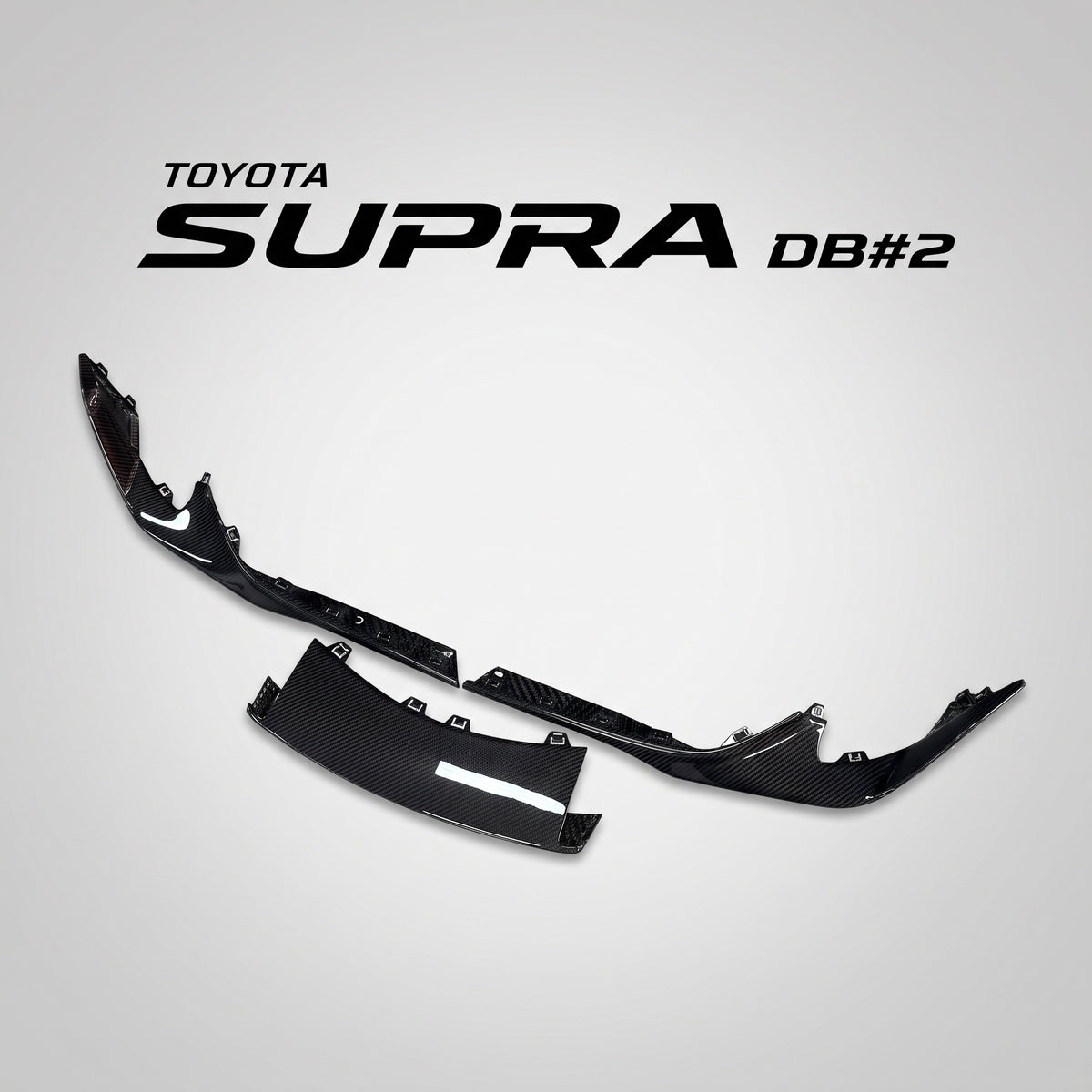 【受注生産】 GRスープラ Supra（A90/A91）専用カーボン製フロントスポイラー（純正形状）