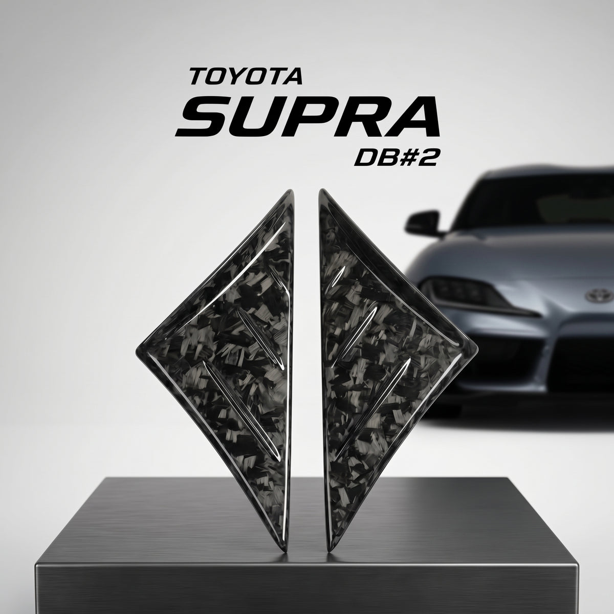 【受注生産】 GRスープラ Supra（A90/A91）専用ドライカーボン製アンチバッフェッティングウインドウデフレクター