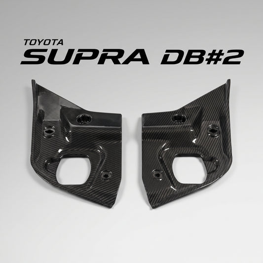 【受注生産】 GRスープラ Supra（A90/A91）専用ドライカーボン製クーリングプレート（サイド）/ラジエーターアッパーカバー（サイド）