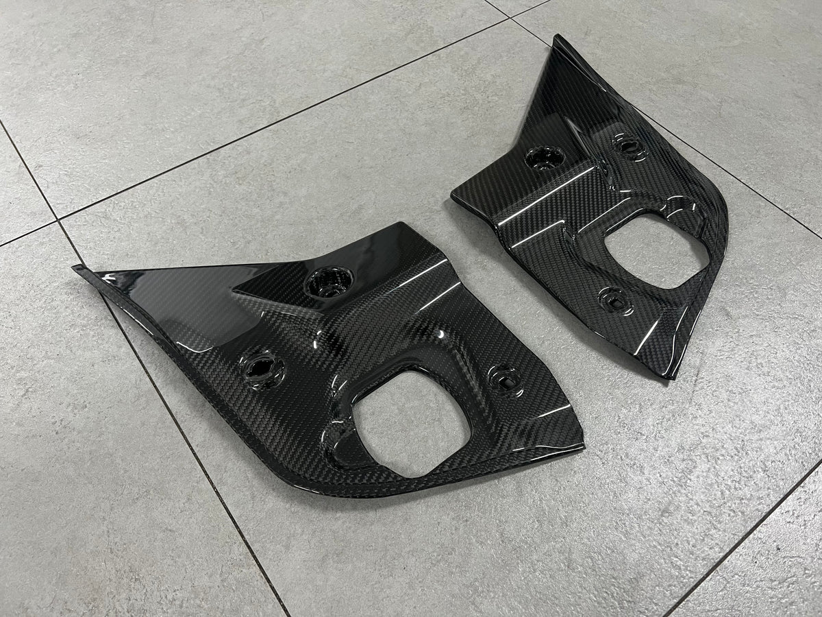 【受注生産】 GRスープラ Supra（A90/A91）専用ドライカーボン製クーリングプレート（サイド）/ラジエーターアッパーカバー（サイド）